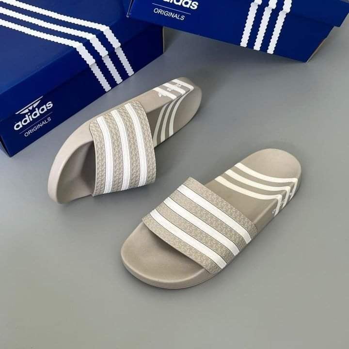 🔥HÀNG SIÊU CẤP🔥Dép nam quai ngang 3 sọc ADIDAS đúc cao su non cao cấp siêu êm