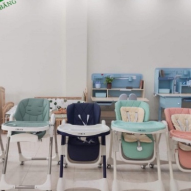 Ghế ăn dặm cho bé, Ghế ăn dặm Chilux Grow V Đa năng cao cấp hàng chính hãng