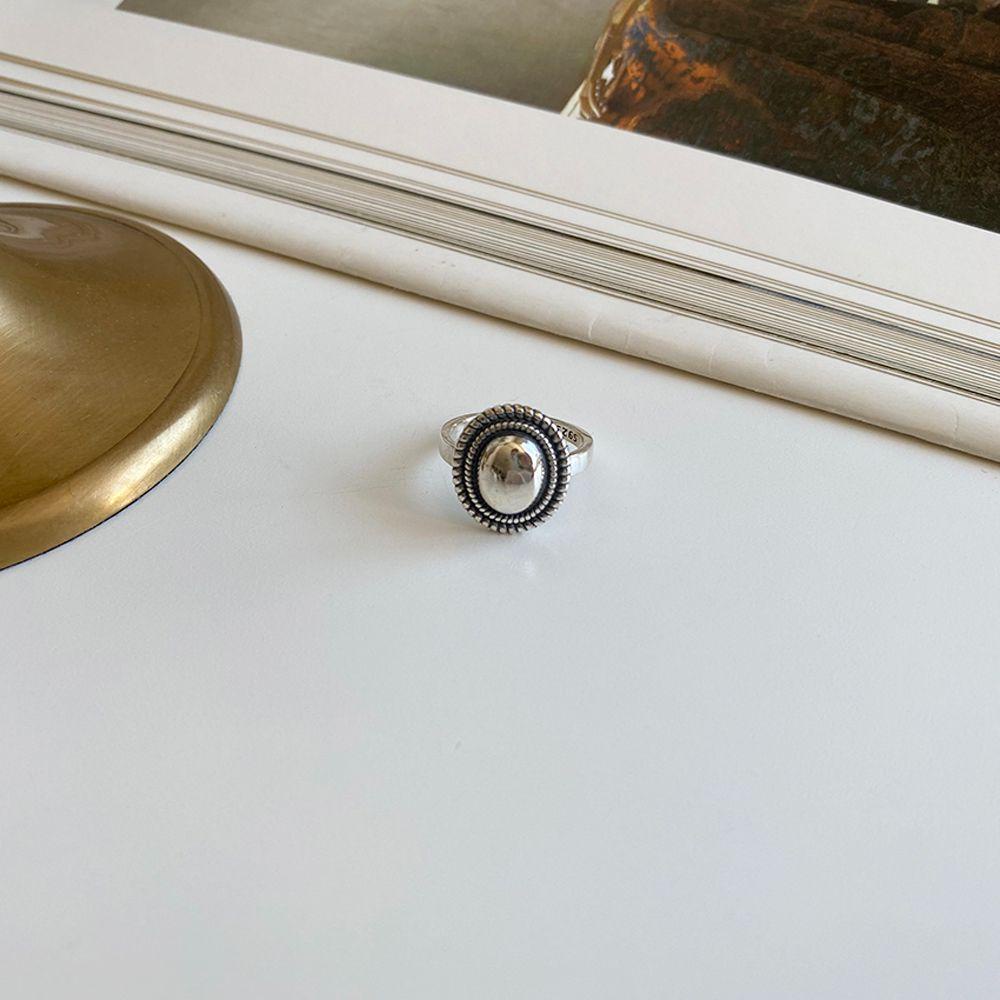 Nhẫn Hở Hình Oval Phong Cách Hiphop Thời Trang Cho Nữ