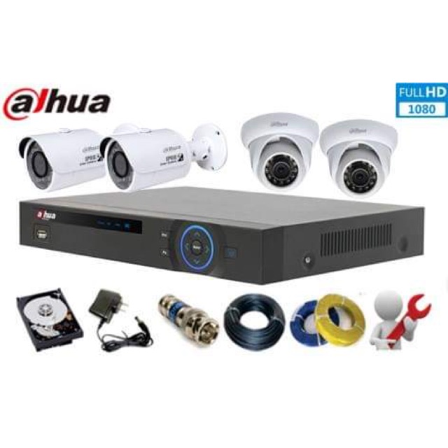 camera giám sát, bộ đàm, wifi