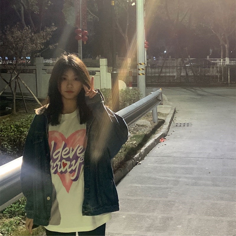 Áo Thun Tay Lỡ 100% Cotton Nam Nữ Unisex