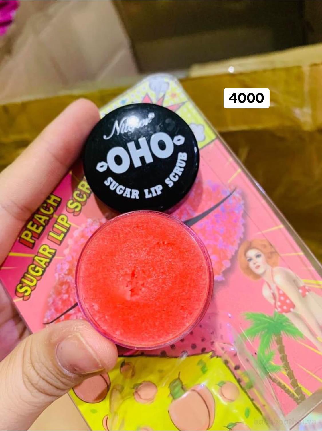 Tẩɏ tế bào chết môi Nitcher OHO Sugar Lip Scrub Thái Lan