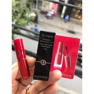 Son kem mini Giorgio Armani Lip Magnet màu đỏ 400