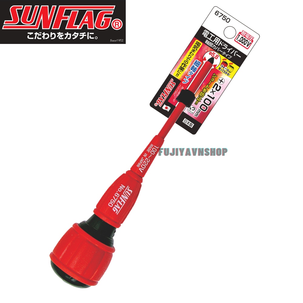 Tuốc nơ vít Sunflag - 6750 (#2×100)