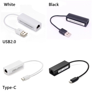 DIEAIYA For Nintend Switch Network Adapter For Windows 10 USB Hubs Network Cable Converter Convenient Ethernet Computer Peripherals USB 2.0 to RJ45 Computer & Office Type-C to RJ45/Multicolor