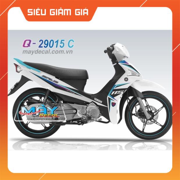 Tem rời sirius fi phiên bản kỉ niệm,decal trong dán xe trắng hoặc bạc