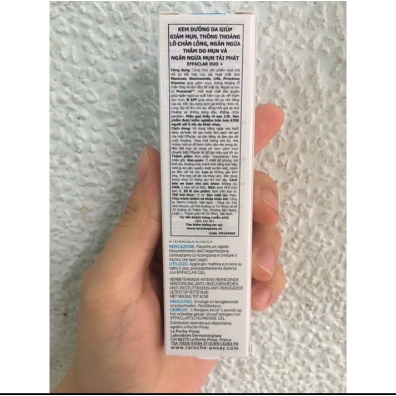 [Auth có tem phụ Tiếng Việt] Kem giảm mụn, ngừa thâm Duo+ La Roche Posay | BigBuy360 - bigbuy360.vn