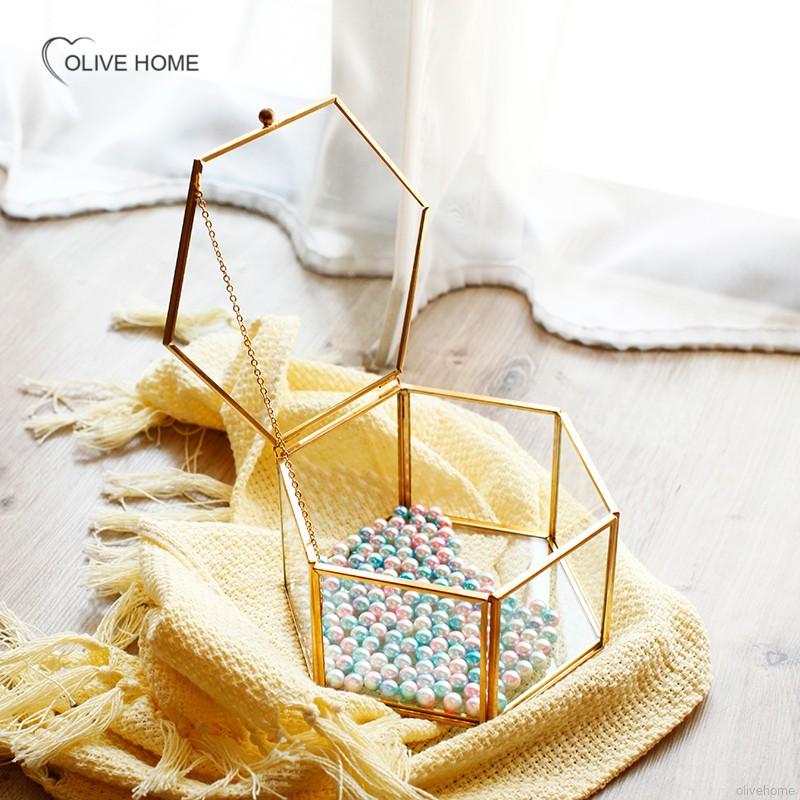 Hộp Thủy Tinh Mini Dùng Đựng Trang Sức