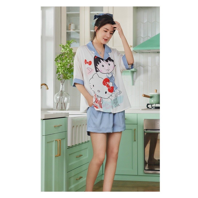 BỘ NGỦ PIJAMA LỤA ĐÙI CAO CẤP MARUKO