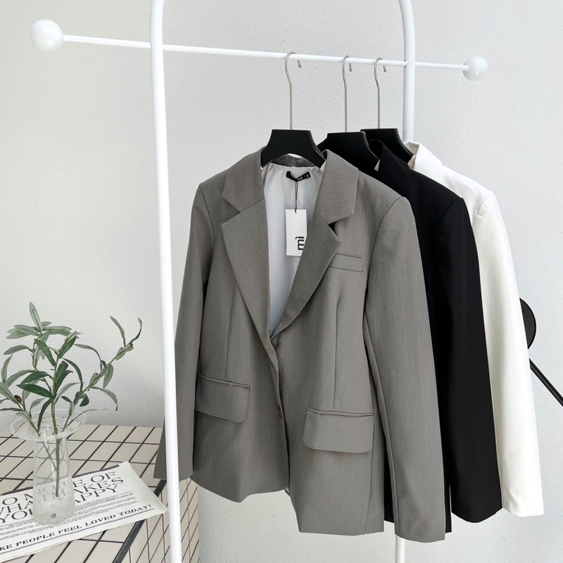 ÁO KHOÁC BLAZER DÁNG DÀI - GIN BLAZER