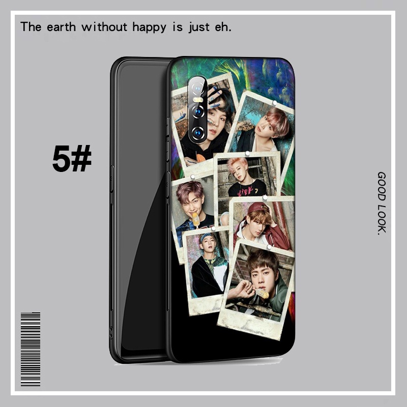 Ốp điện thoại dẻo in hình BTS cho VIVO S7 S9 S10 Y30 Y21 Y33S Y21S Y73S S7E Y73 2021 V21E Y70S Y51S Y70T Y53S Y31S L26
