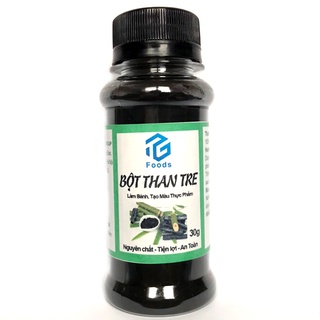 Bột Than Tre Hũ 30g Dùng Làm Bánh, Tạo Màu Thực Phẩm