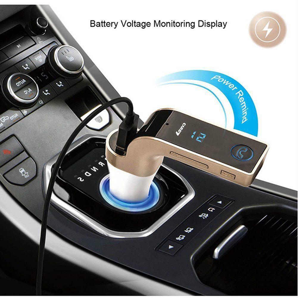 G7 Bluetooth Car Kit Rảnh tay Bộ phát FM Radio Máy nghe nhạc MP3 Bộ sạc USB & AUX