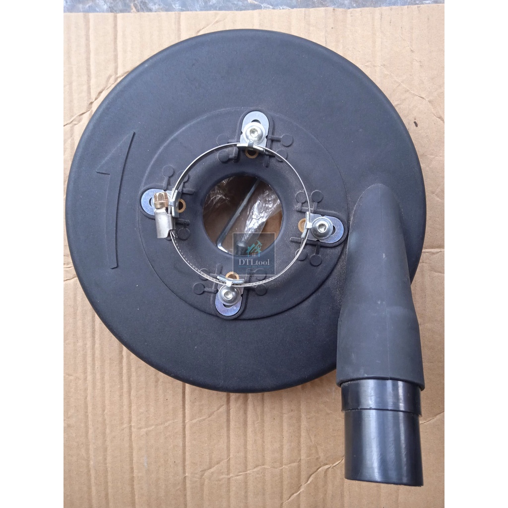 Nắp chụp hút bụi máy mài cầm tay D100 - D180mm. Ngăn bụi khi thi công mài, có khay tháo lắp khi mài góc chân tường