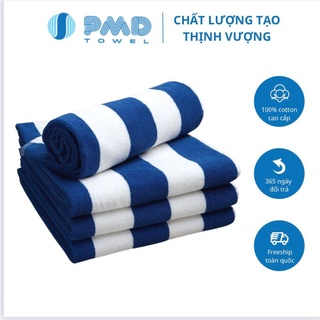 Khăn tắm biển khổ lớn cotton siêu dày mềm êm thấm nước cực tốt thích hợp cho cả gia đình giã ngoại, chải giường, spa