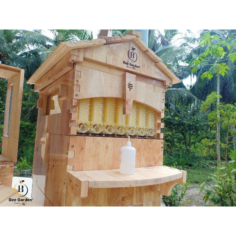 Combo trọn bộ 7 CẦU ONG THÔNG MINH TỰ  ĐỘNG CHẢY MẬT TINH KHIẾT HÀNG TIÊU CHUẨN