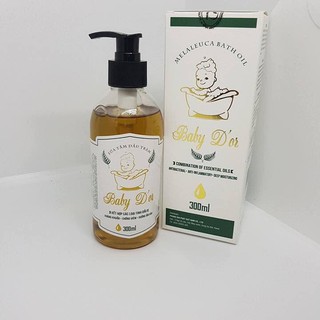Sữa tắm dầu tràm giữ ấm cơ thể cho trẻ sơ sinh và trẻ nhỏ dung tích 300ml