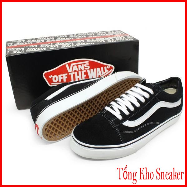 Full Size Giày Vans Vault Đen Trắng Nam Nữ Ảnh Thật