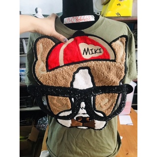 Hình thêu con vật may trang trí