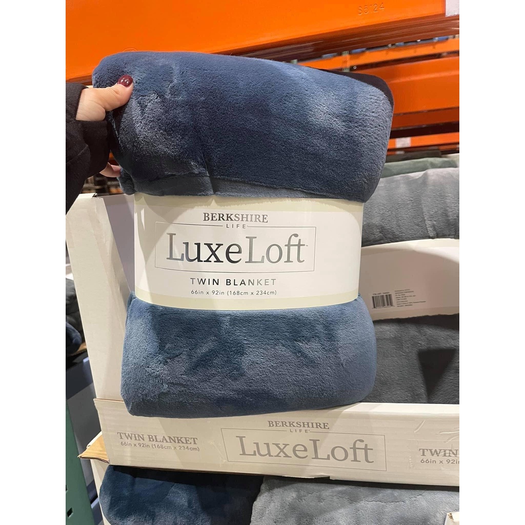 Chăn Mền lông cừu 🌟 LuxeLoft 🌟 chính hãng size Twin 168cm x 234cm
