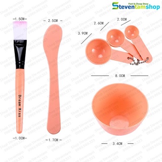 Bộ chén cọ đắp mặt nạ 6 món