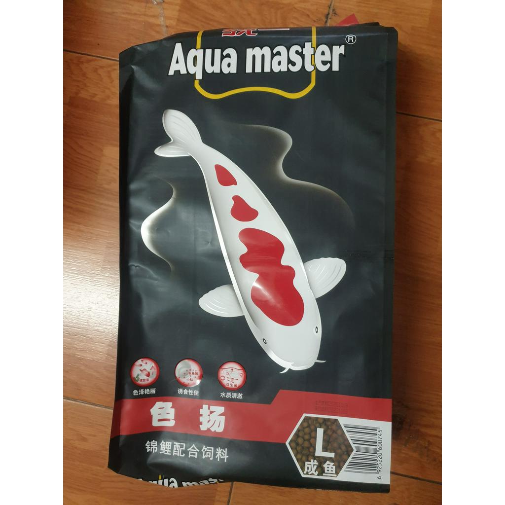 Thức Ăn Cá Koi Tăng Màu Aqua Master Bao 5Kg