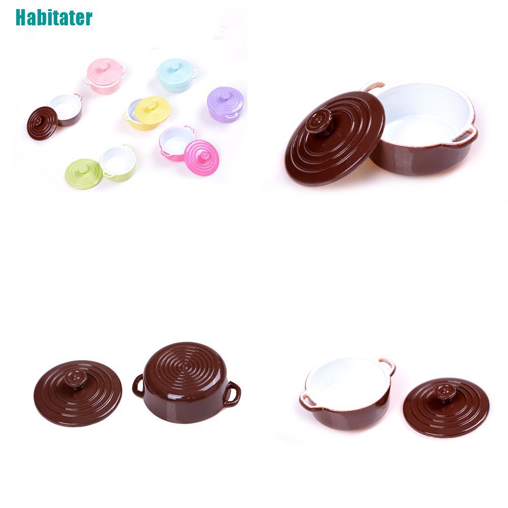 Nồi Mini Tỉ Lệ 1: 12 Dùng Trang Trí Nhà Búp Bê