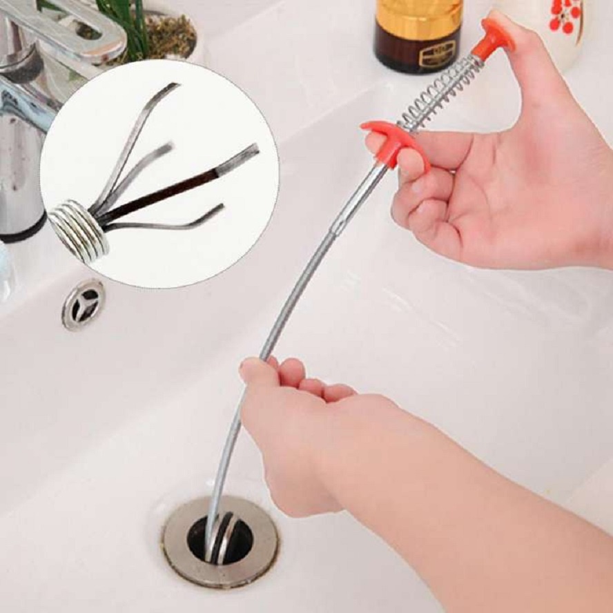 Que thông cống - Cây Gắp Rác Thông Cống - Lavabo - Bồn Rửa Siêu Tiện Lợi 60cm No.101201