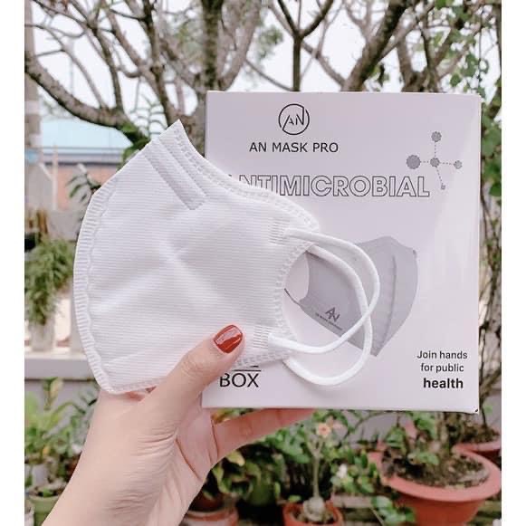 (Túi zip 10 cái) Khẩu trang N99 An Mask Pro siêu xinh ( dạng 6D) dày đẹp ôm from mặt hàng có sẵn