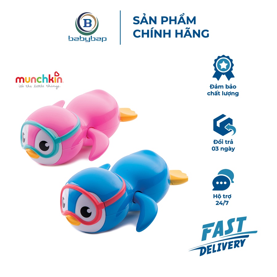 Đồ Chơi Cánh Cụt Tập Bơi Munchkin Giúp Trẻ Có Những Khoảnh Khắc Thú Vị Khi Tắm