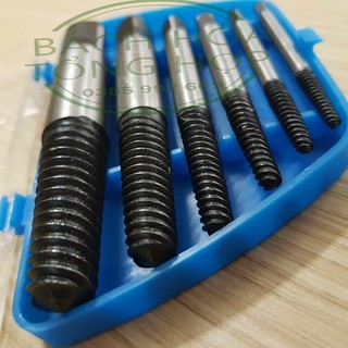 Bộ 6 mũi vặn tháo ốc gãy vít toét kingtony hàng chính hãng