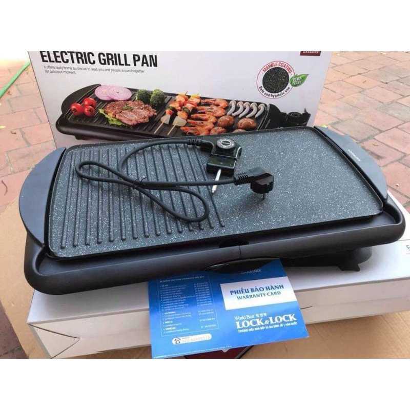 Vỉ Nướng Điện 2000W Lock&Lock Electric Grill Pan EJG231