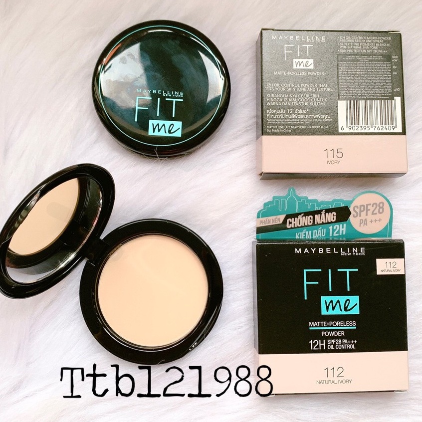 Kem Nền Kiềm Dầu Chống Nắng Maybelline Fit Me Dạng Vòi - Có Bill Chính Hãng