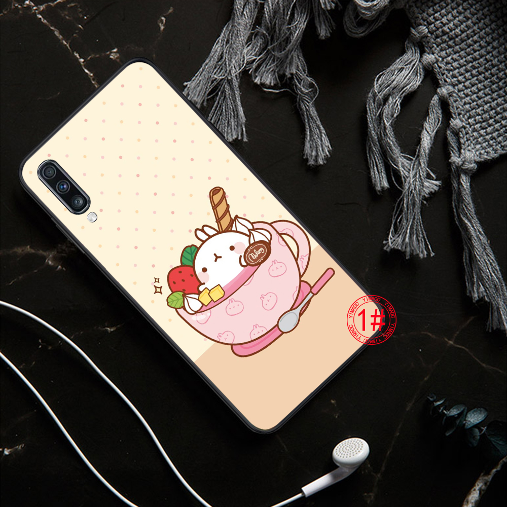 Samsung A31 A42 A02 A12 A32 A52 A72 F62 M62 Soft Case 39Q cute hot chocolate clipart