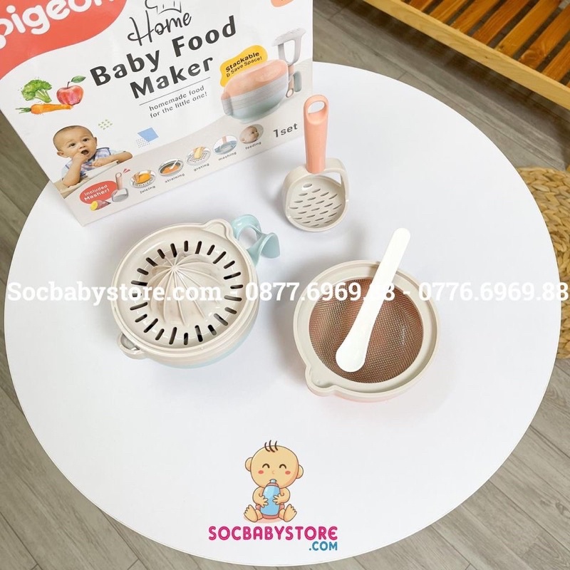 Bộ nghiền thức ăn dặm cho bé Pigeon