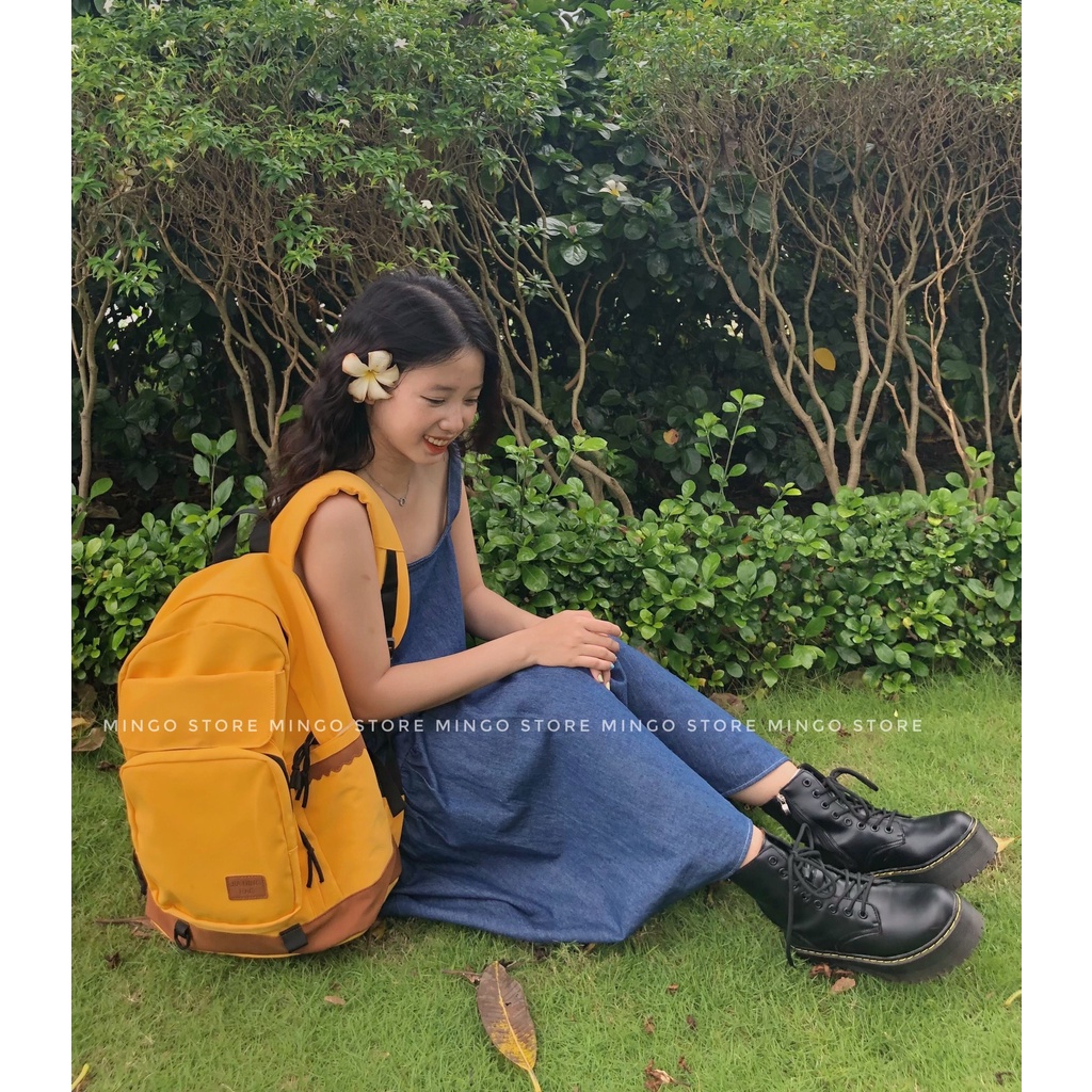 Cặp đi học balo cao cấp đẹp thời trang dễ thương chống nước ulzzang (BROWNIE BACKPACK)
