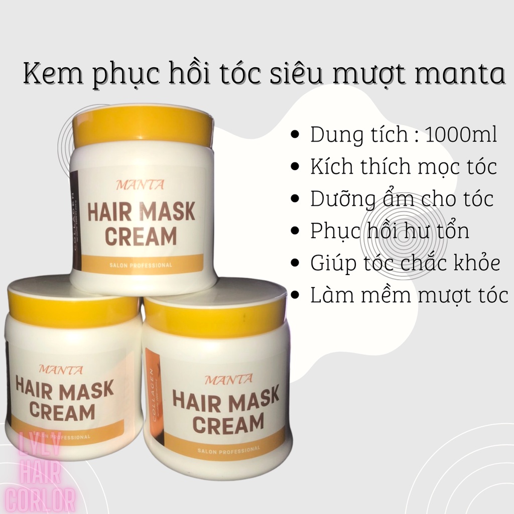 Kem Phục Hồi Tóc Siêu Mềm Mượt 1000ML