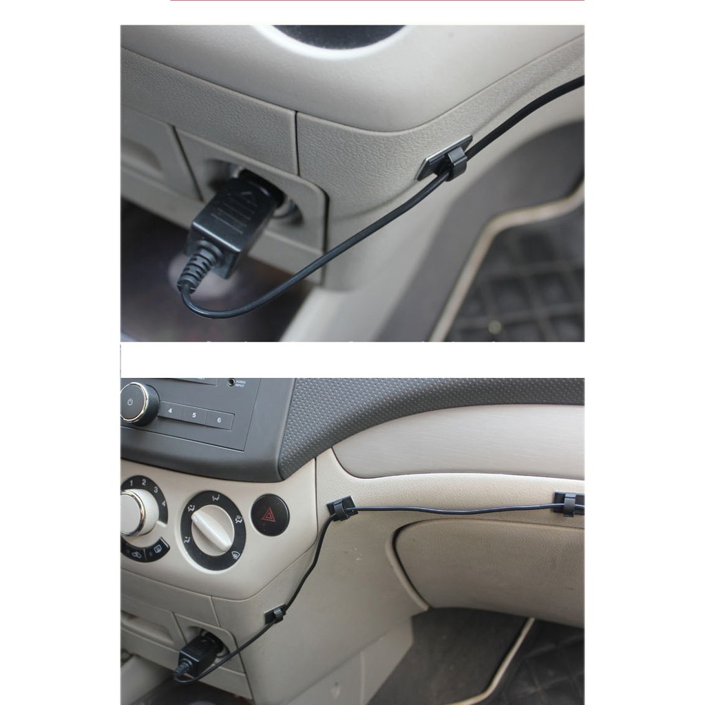 Kẹp giữ dây camera hành trình , dây sạc điện thoại trên ô tô | BigBuy360 - bigbuy360.vn