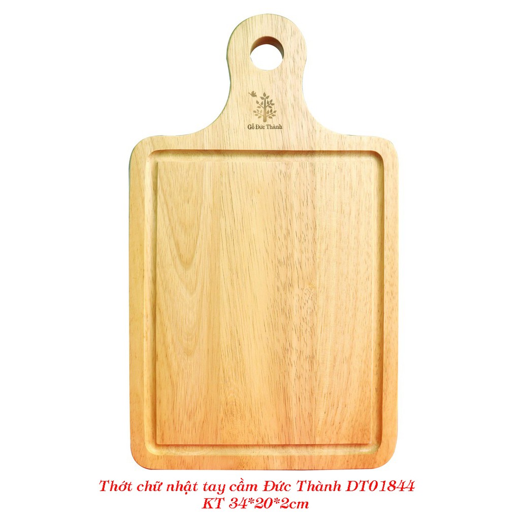 Thớt Gỗ Đức Thành Cao Su Tự Nhiên [Nhiều Size] | BigBuy360 - bigbuy360.vn