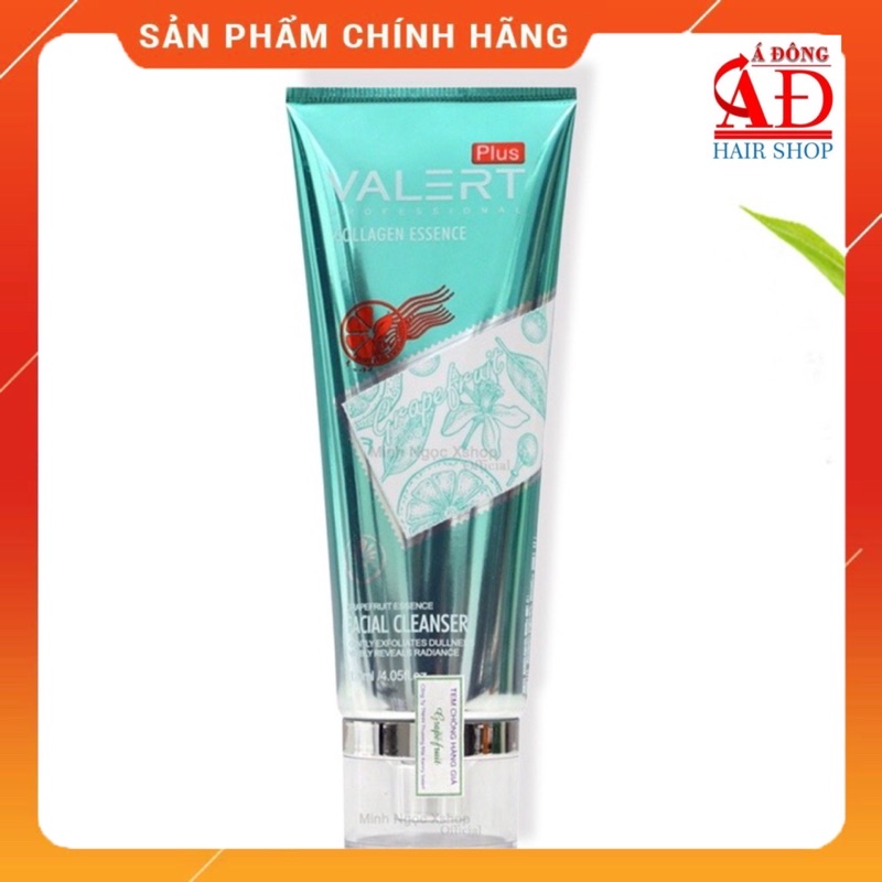 [+Tặng mũ trùm] SỮA RỬA MẶT HỮU CƠ BƯỞI VALERT GRAPEFRUIT FACIAL CLEANSER LÀM TRẮNG SÁNG DA TỰ NHIÊN 120ML