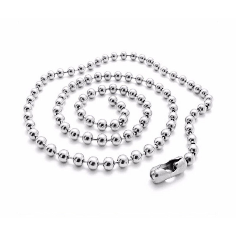 Dây chuyền inox bi nhỏ giá rẻ,đẹp,hợp thời trang