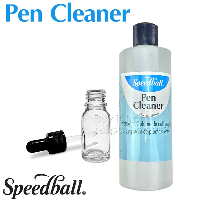 [ TAIPOZ ] - Nước rửa ngòi CALLIGRAPHY và BÚT MÁY  - SPEEDBALL PEN CLEANER (USA)