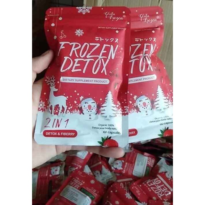 Sản phẩm như trên ảnh ( Viên khử mỡ trái cây Frozen Detox Thái Lan ) NHẬP MÃ FSSSBD29 GIẢM 15K CHO ĐƠN HÀNG 50K