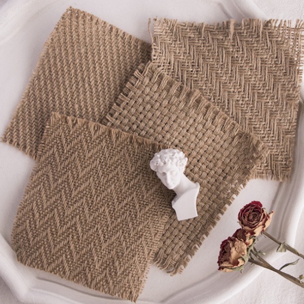Vải bố vuông kèm tua rua , phụ kiện trang trí decor, phụ kiện chụp ảnh