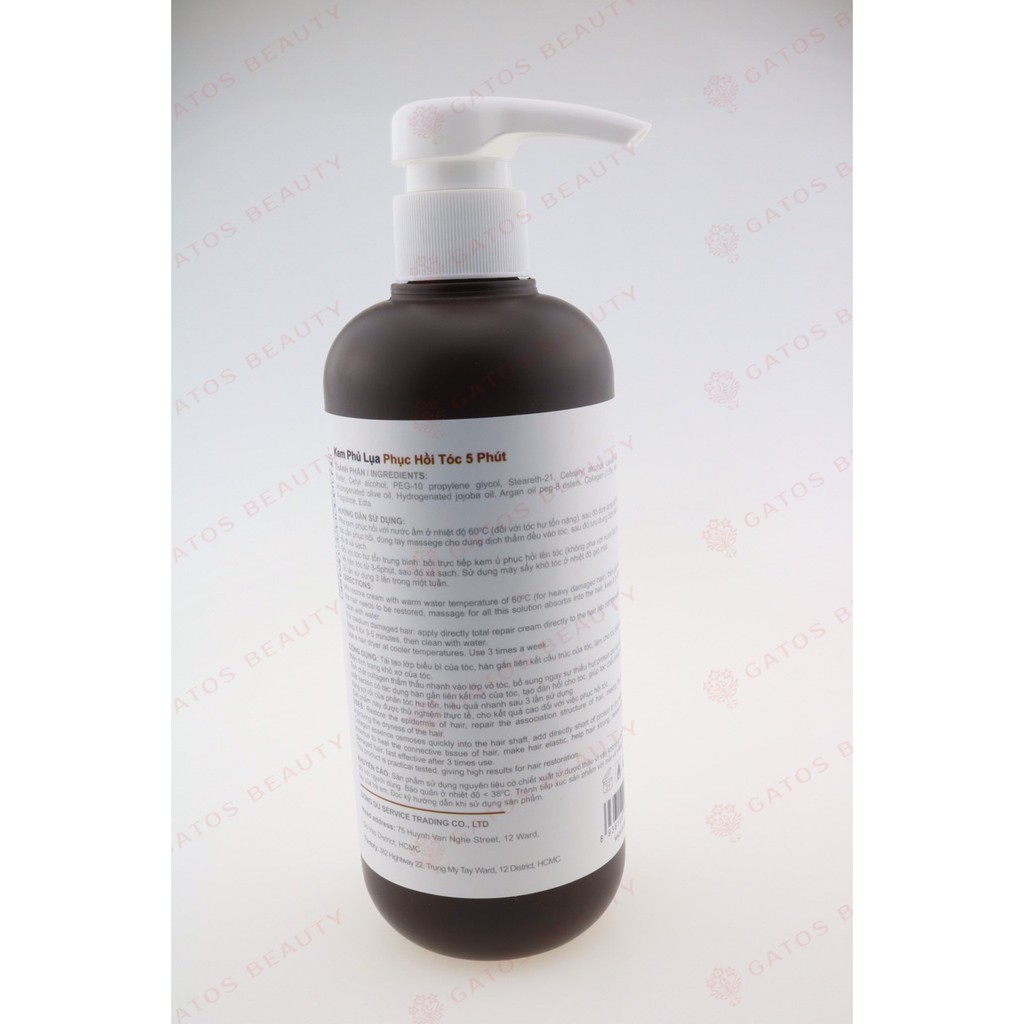 KEM PHỦ LỤA PHỤC HỔI TÓC 5 PHÚT KENDALI - 500ML