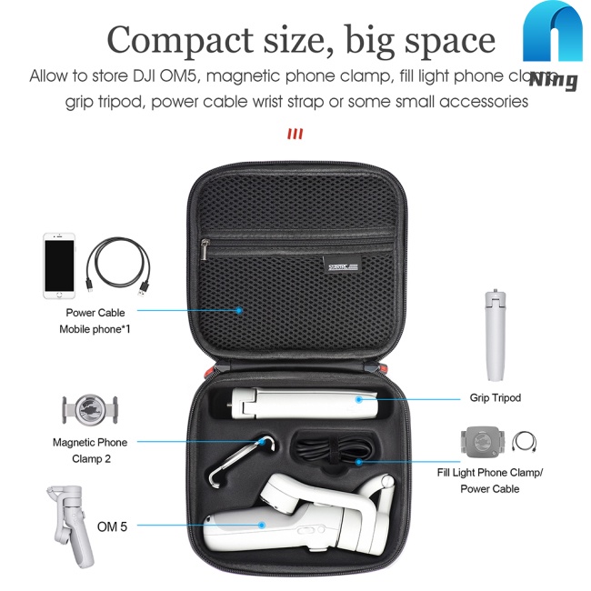 Túi Đựng Bảo Vệ Chống Thấm Nước Có Dây Đeo Vai Cho Dji Om 5 Gimbal