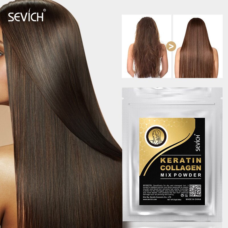Bột SEVICH bổ sung collagen hỗn hợp phục hồi tóc 25g