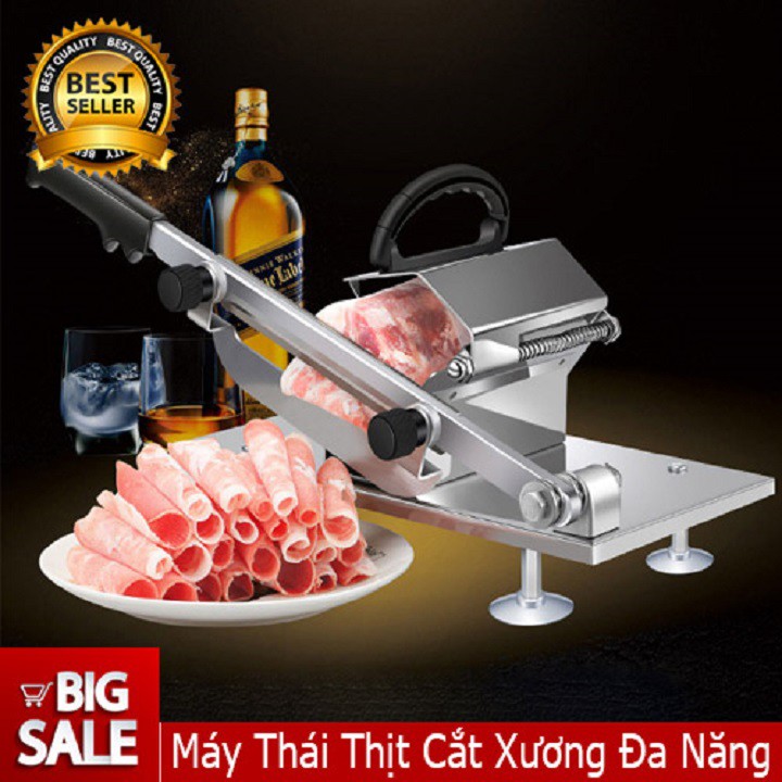 Máy thái thịt cắt xương bằng tay đa năng - Nhanh gọn, sắc bén