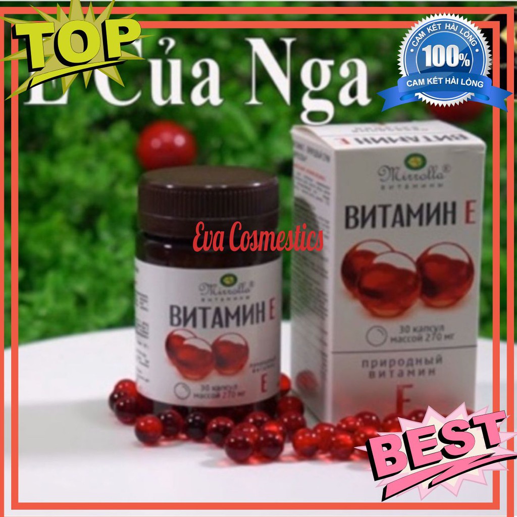 VITAMIN E ĐỎ 270mg (30vien) (DATE 2021]