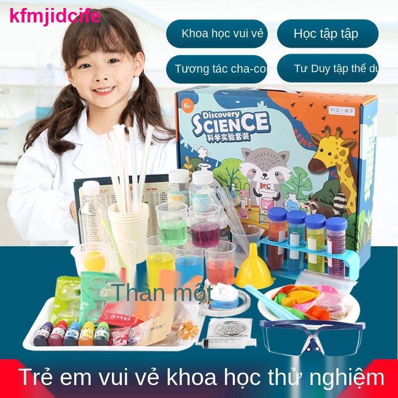 đồ sơ sinhKhoa học trẻ em bộ đồ chơi thí nghiệm, câu đố sinh tiểu học, hóa vật lý, sản xuất, thiết bị phát minh, tà